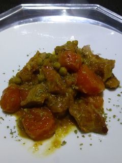 Una foto de Menestra de pavo al curry