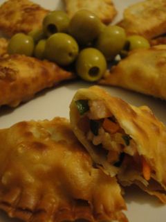 Una foto de Empanadillas de calabacín y bacon