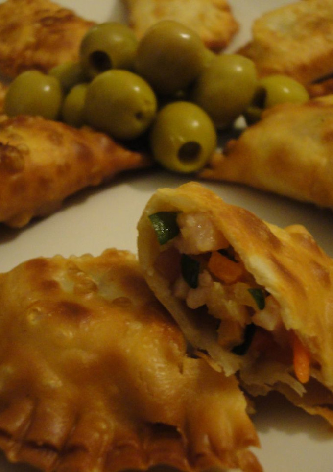 Una foto de Empanadillas de calabacín y bacon