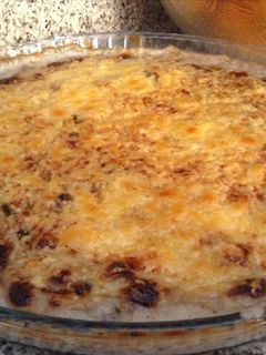 Una foto de Gratinado de champiñones