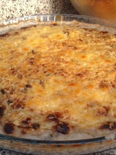 Una foto de Gratinado de champiñones