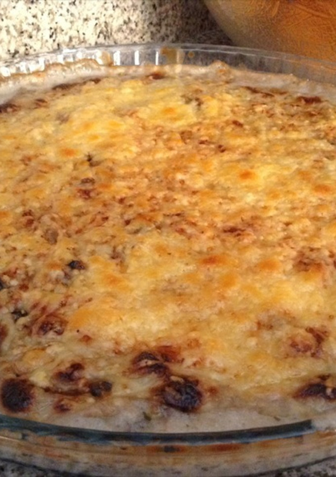 Una foto de Gratinado de champiñones