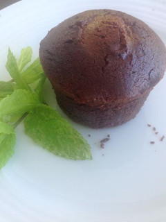 Una foto de Coulant de chocolate casero