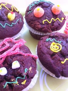 Una foto de Muffins de Halloween