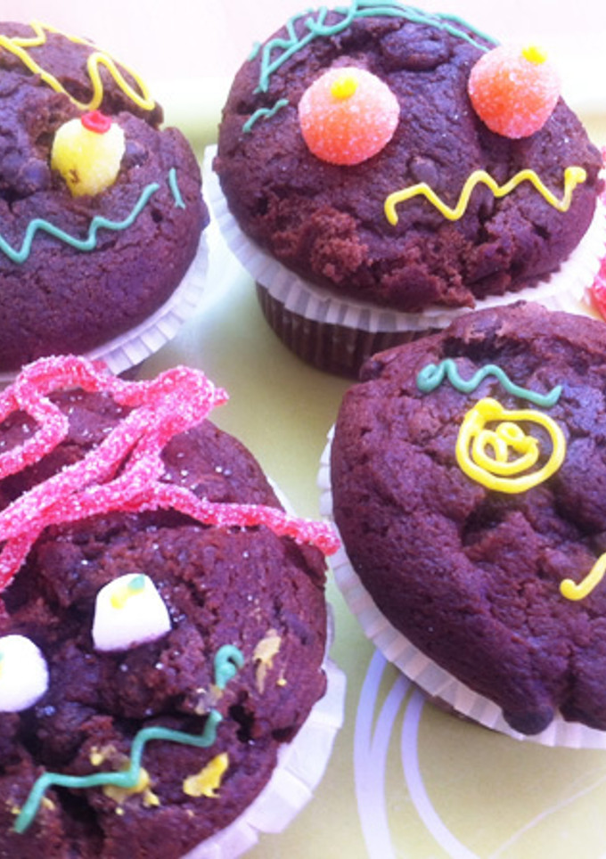 Una foto de Muffins de Halloween
