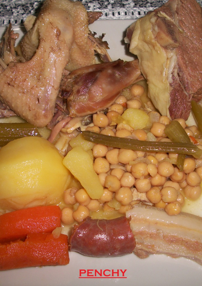 Una foto de Cocido de gallina Cartagenero