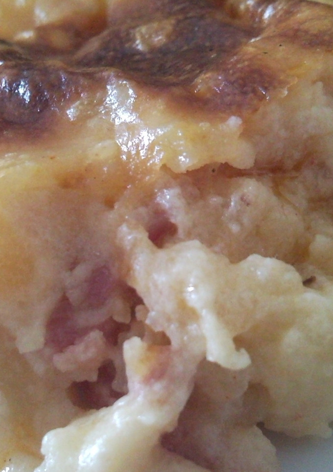 Una foto de Pastel de patata y chistorra