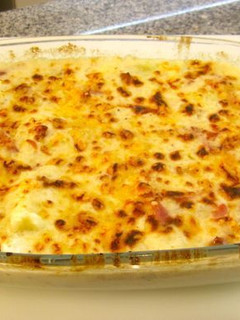 Una foto de Coliflor gratinada con beicon