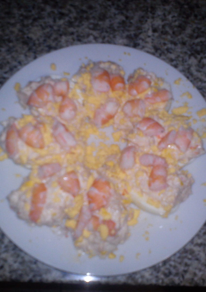 Una foto de Huevos rellenos Dukan