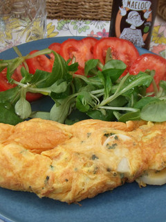 Foto principal de Tortilla francesa rellena de palmitos