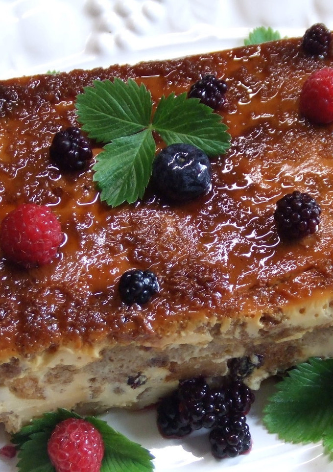 Una foto de Budín de manzanas y magdalenas de chocolate