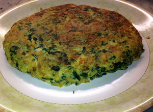 Foto principal de Tortilla de espinacas, cebolla y queso