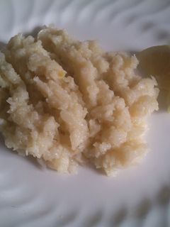 Una foto de Coliflor machacada