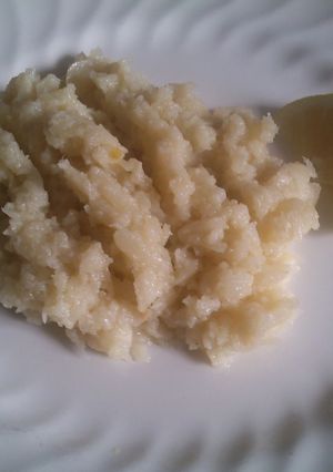 Una foto de Coliflor machacada