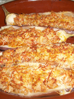 Una foto de Berenjenas rellenas de cordero al curry
