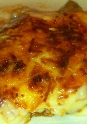 Una foto de Lasaña de verduras con pasta sin gluten para niños