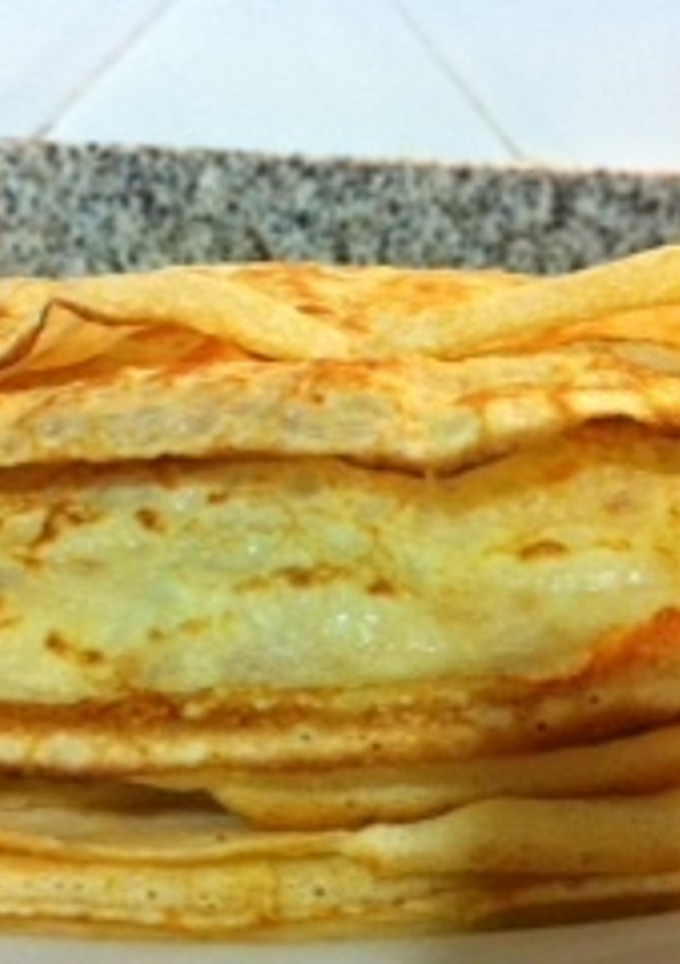 Una foto de Masa de crepes