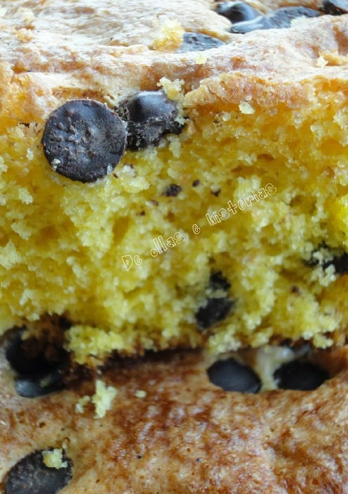 Una foto de Bizcocho de calabaza y pepitas de chocolate