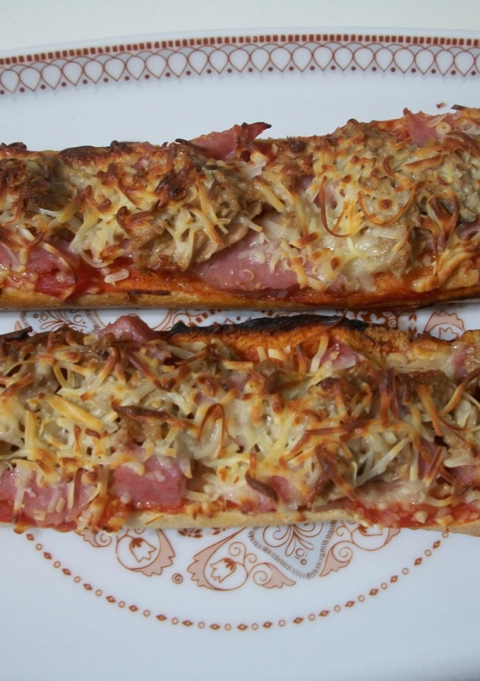 Una foto de Pan pizza casera
