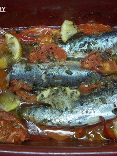 Una foto de Sardinas al limón griegas