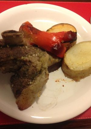 Una foto de Asado de tira al horno