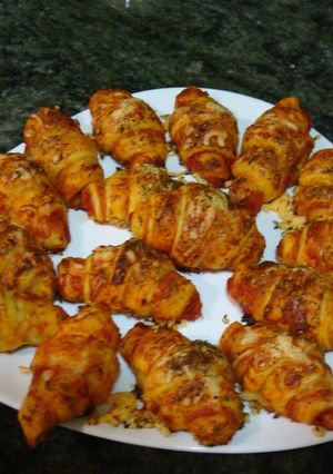 Una foto de Minicroissants salados