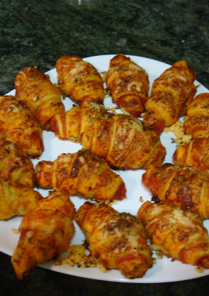 Una foto de Minicroissants salados