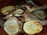 Muslo y contramuslo asado al horno