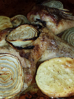 Una foto de Muslo y contramuslo asado al horno