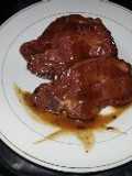 Chuletas de puerco a la miel