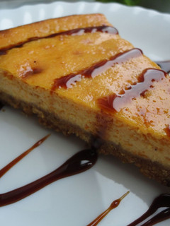 Una foto de Tarta de calabaza y queso
