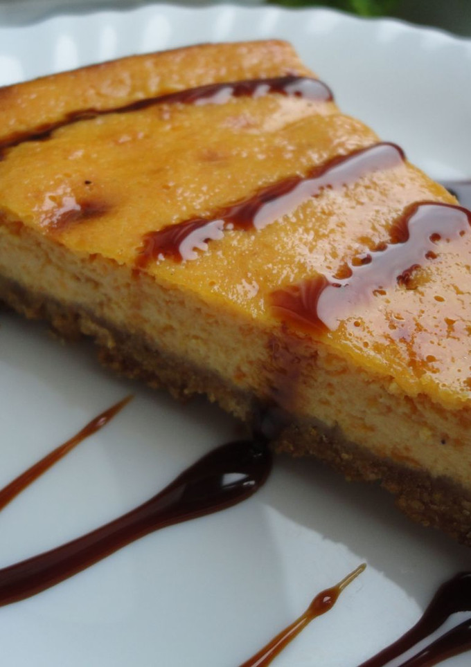 Una foto de Tarta de calabaza y queso