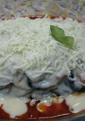Una foto de Musaka vegetal