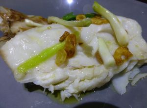 Una foto de Cogote al horno con champagne