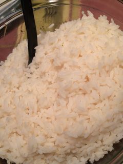 Una foto de Arroz cocido