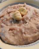 Crema o puré de castañas