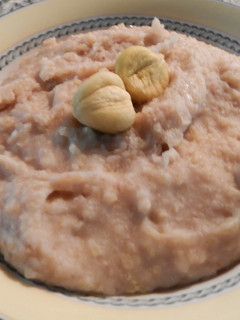 Una foto de Crema o puré de castañas