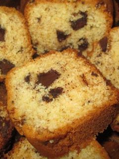 Una foto de Budín con trocitos o chip de chocolate