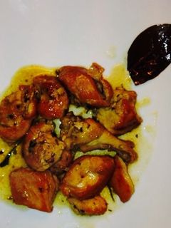 Una foto de Pollo escabechado con almendras