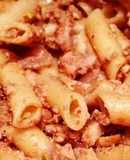 Pasta fresca con frutos secos