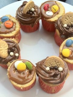 Una foto de Mini cupcakes de dulce de leche