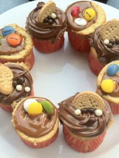 Una foto de Mini cupcakes de dulce de leche