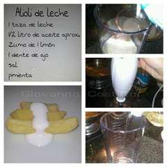 Una foto de Alioli de leche