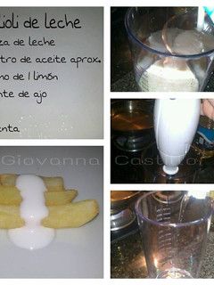 Una foto de Alioli de leche
