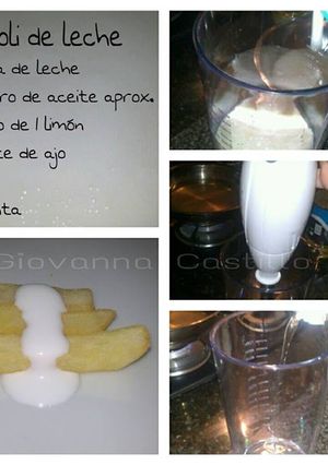 Una foto de Alioli de leche
