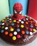 Pastel de coca cola Spiderman