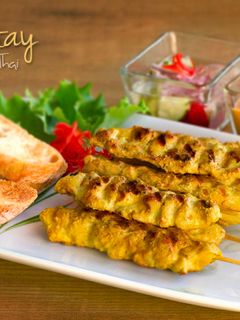 Una foto de Pollo Satay estilo Thai