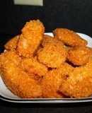 Pollo apanado con doritos