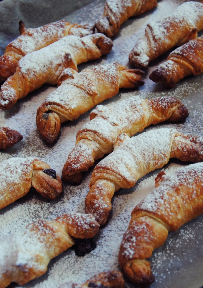 Una foto de Croissants de chocolate facilísimos