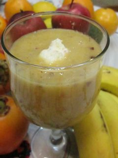 Una foto de Batido de frutas al agua
